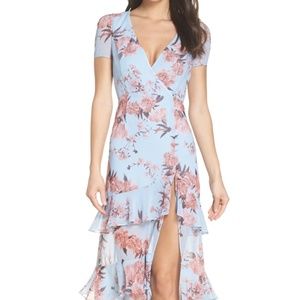 The Pearl Tiered Ruffle Georgette Gown in Women